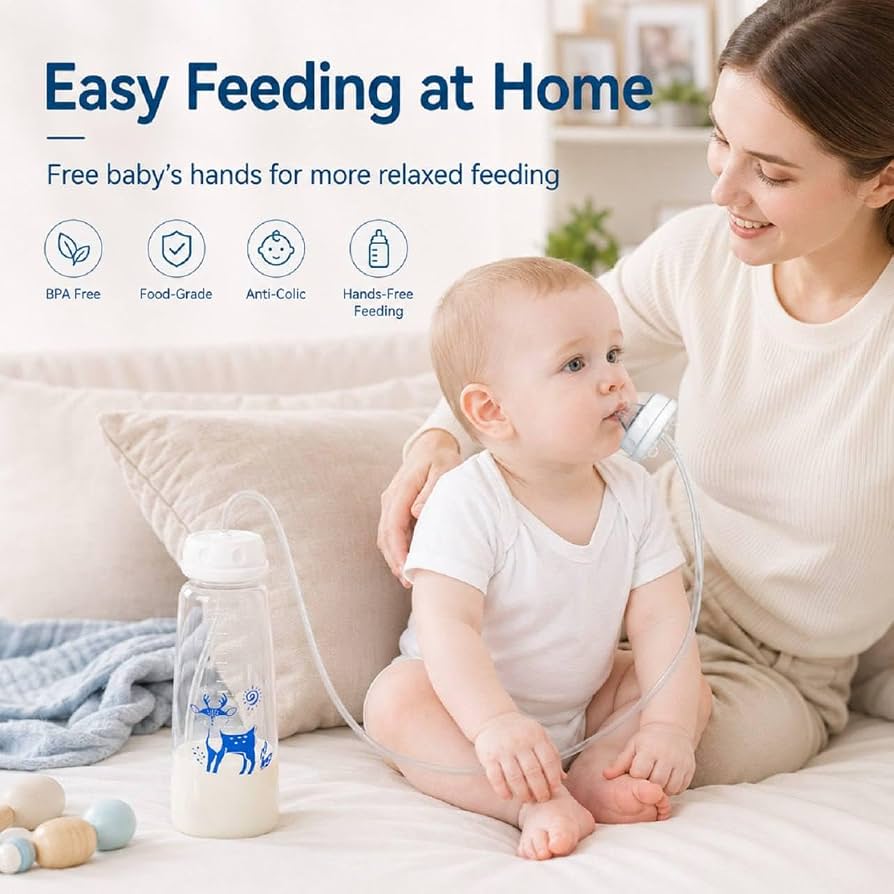 Premium Anti-Colic Hands Free Feeder 240ml