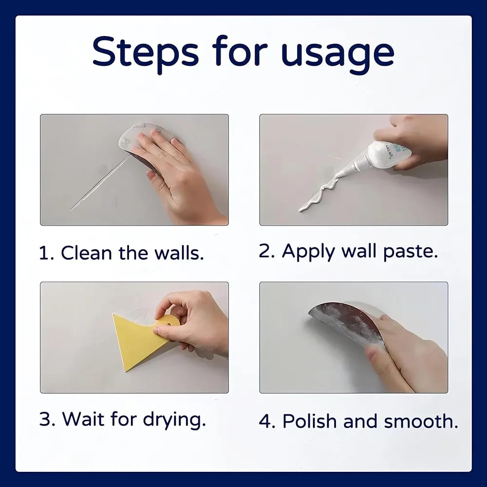 Wall Crack repair paste - Fix cracks in seconds